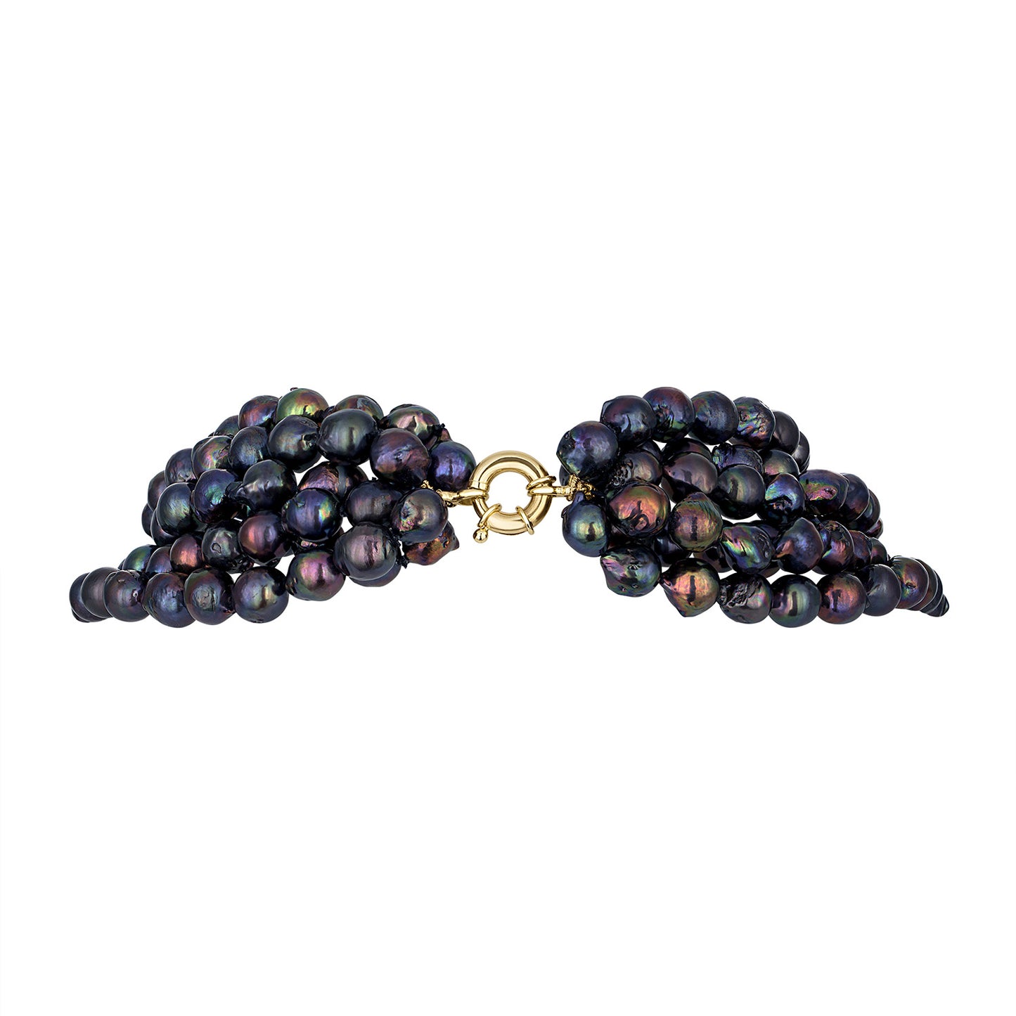 THIRTY1 X BLACK PEARL AMETHYST CROSS NECKLACE