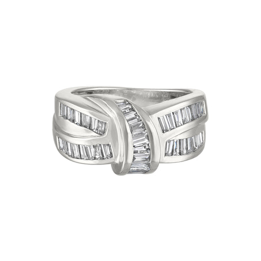 VINTAGE RIBBON 14K DIAMOND RING