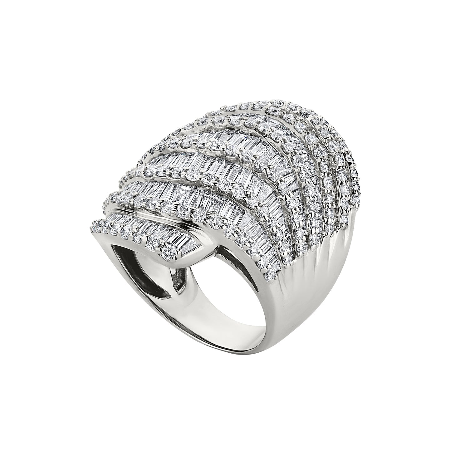 14K DIAMOND COCKTAIL RING