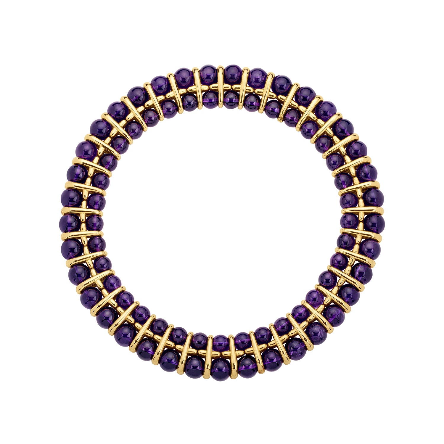 1980'S AMETHYST COLLAR NECKLACE
