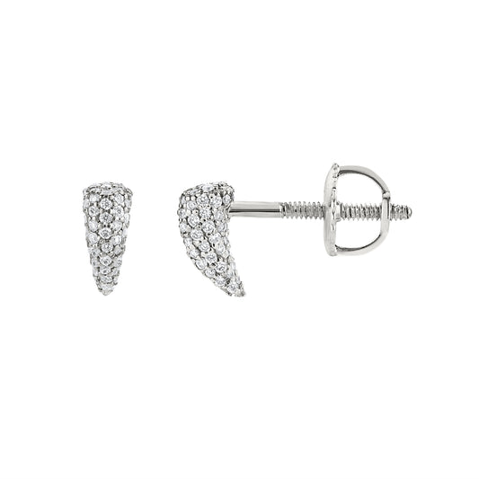 PAVÉ SLIP BACK STUDS