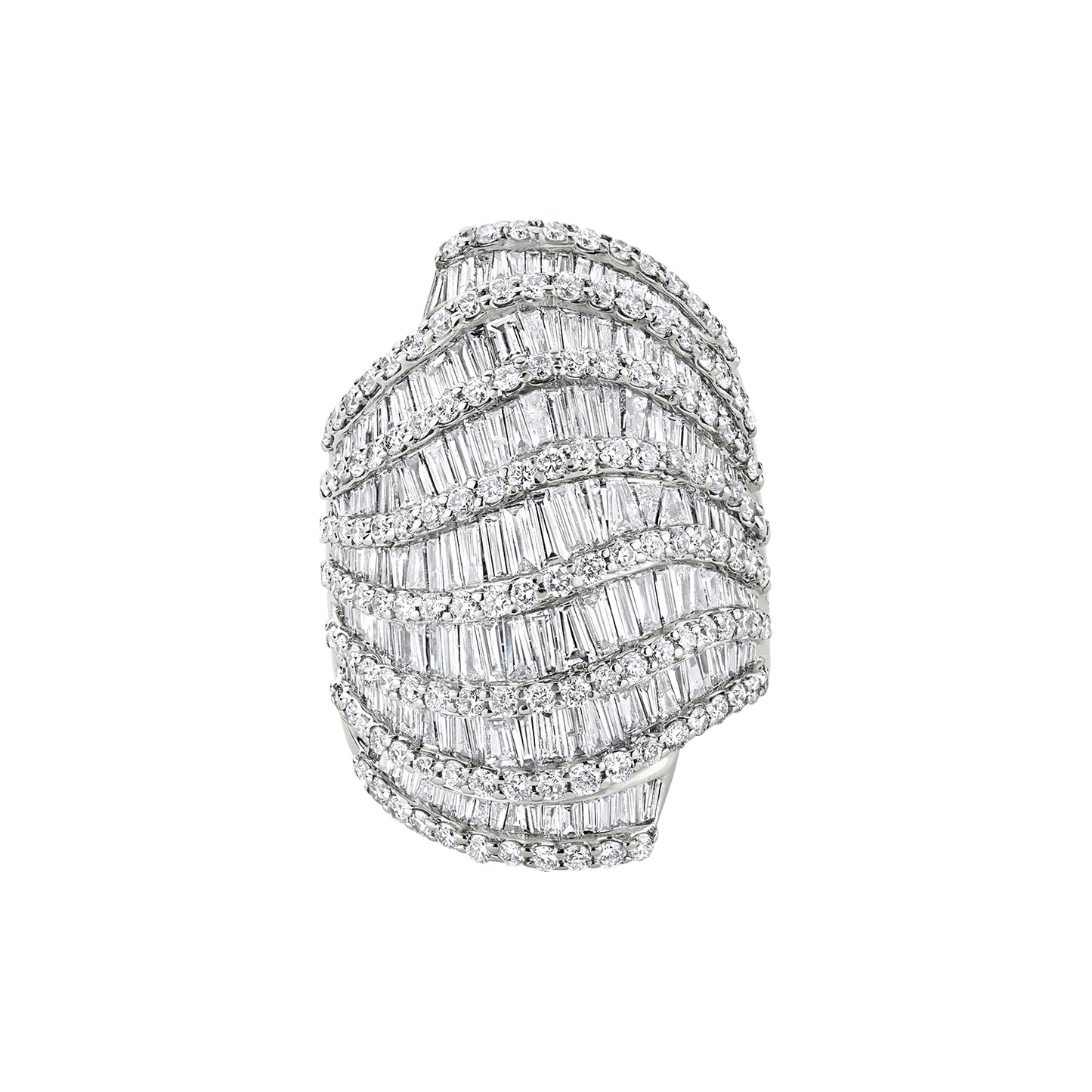 14K DIAMOND COCKTAIL RING