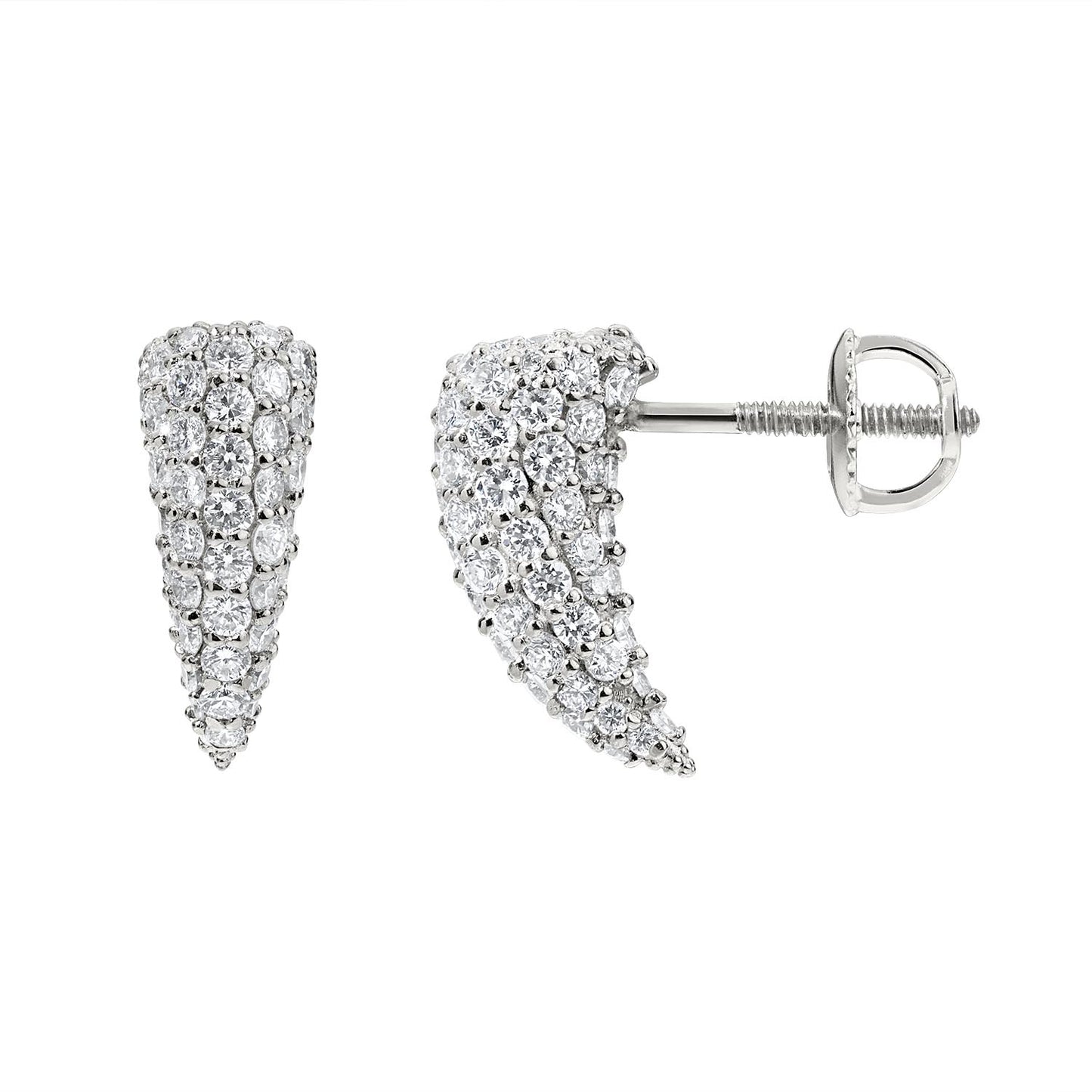 PAVÉ SLIP BACK STUDS