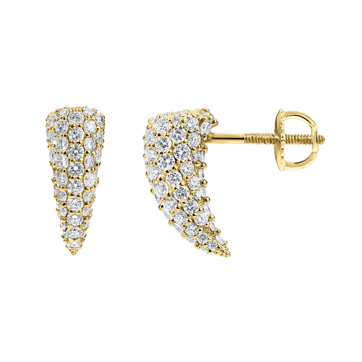 PAVÉ SLIP BACK STUDS