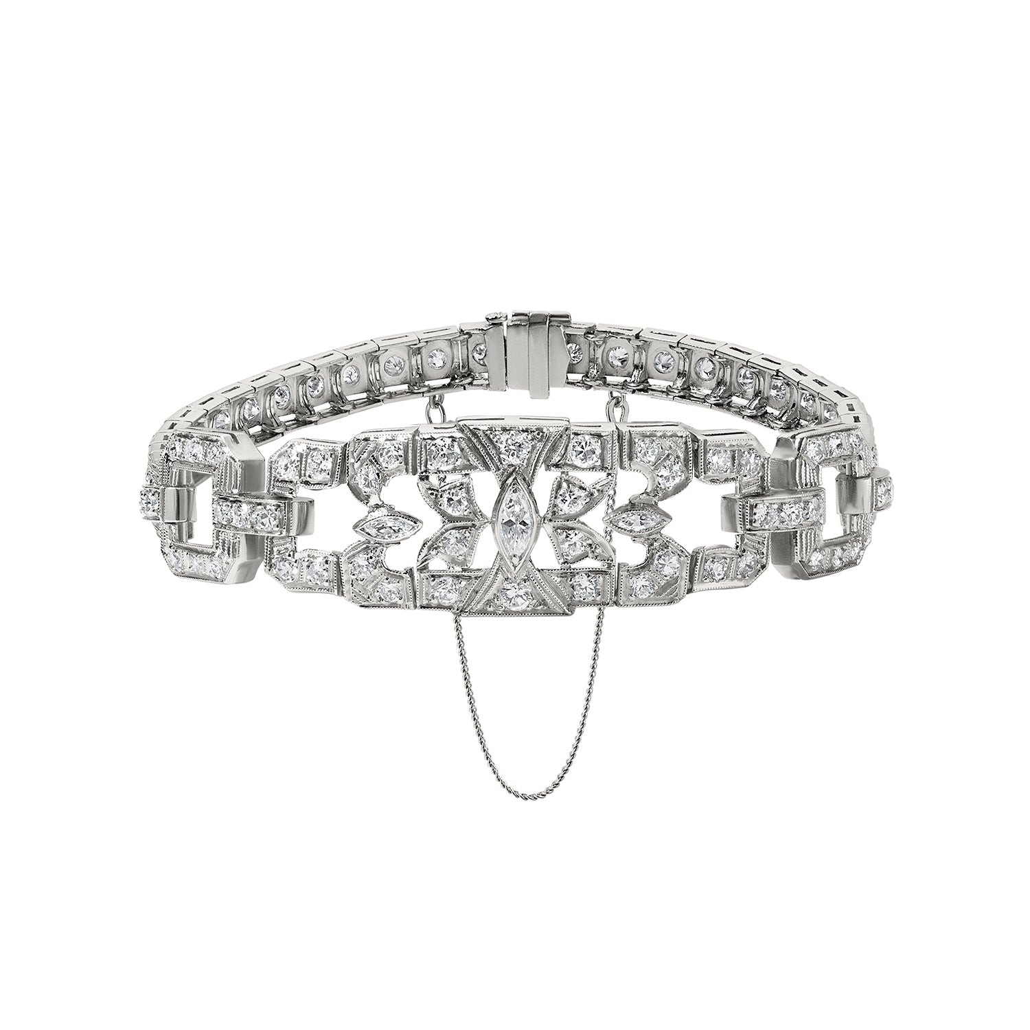 ART DECO PLATINUM BRACELET