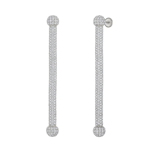 PAVÉ INDUSTRIAL DROP EARRINGS