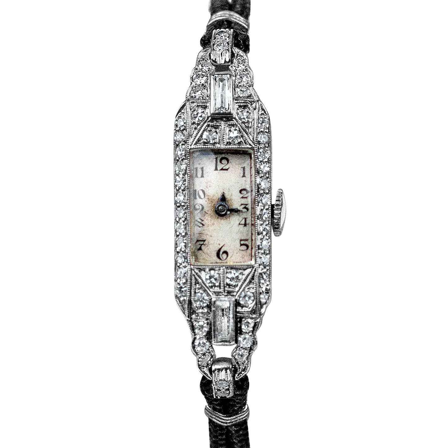 Pontiac Art Deco Diamond Watch