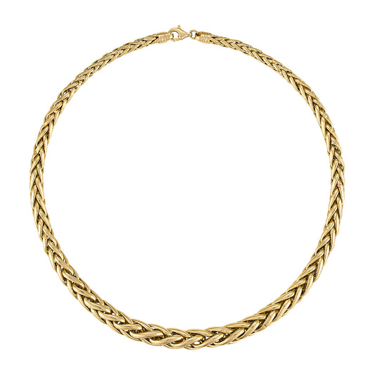 VITNAGE 14K BRAIDED NECKLACE